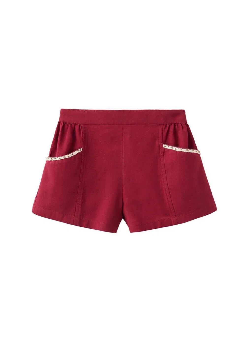Детские шорты Mango Kids, Maroon — фото 2