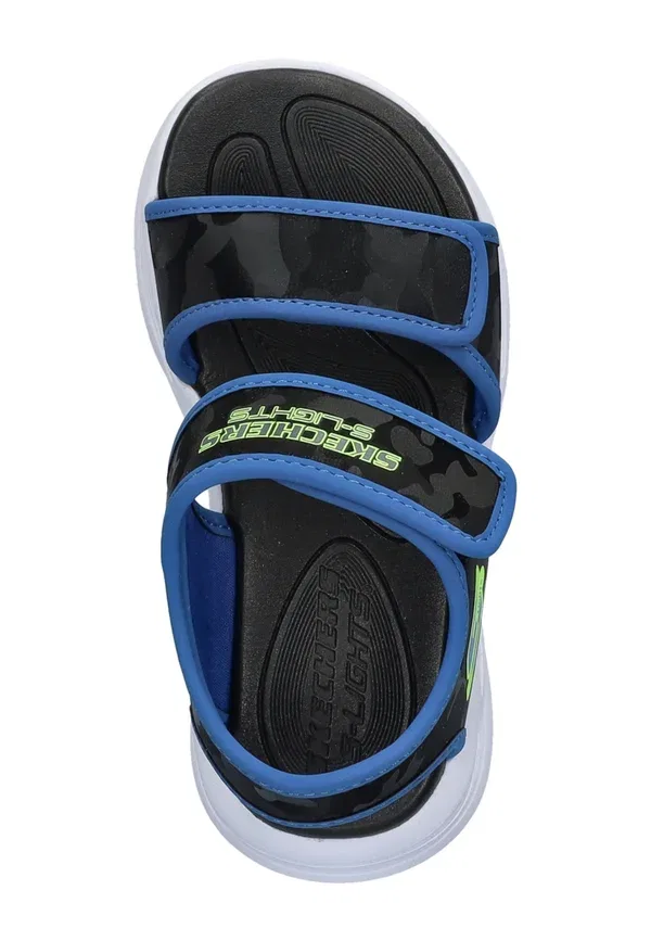 Сандалии с принтом Sola Glow Kids Skechers, черный — фото 3
