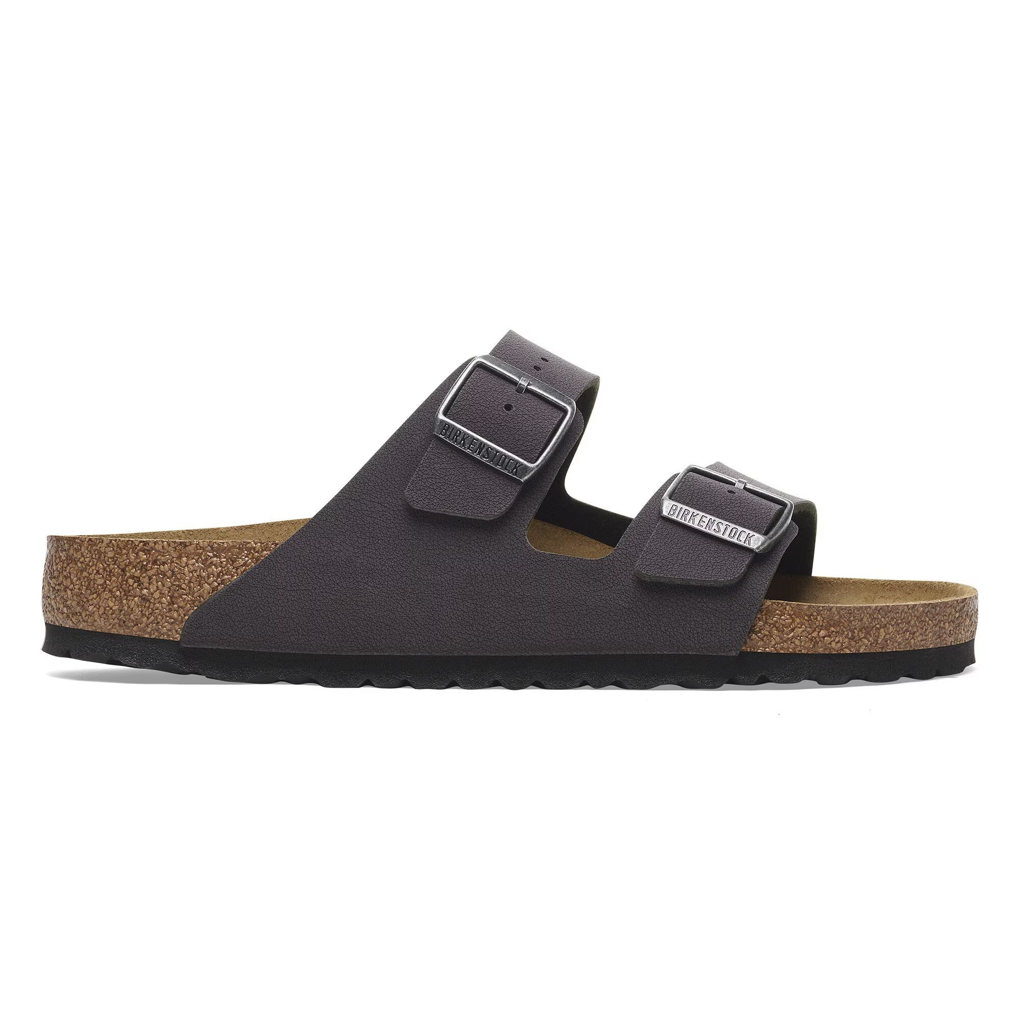 

Сандалии Birkenstock Arizona Birko-Flor Nubuk, темно-серый
