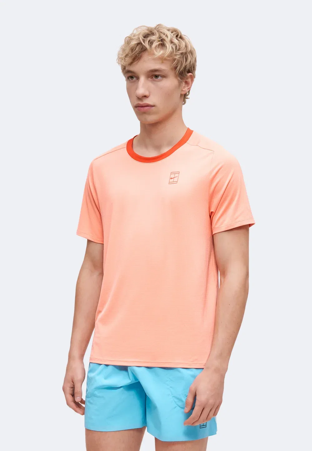 M nkct df advtg top - спортивная футболка Nike Performance, Atomic Pink/Picante Red