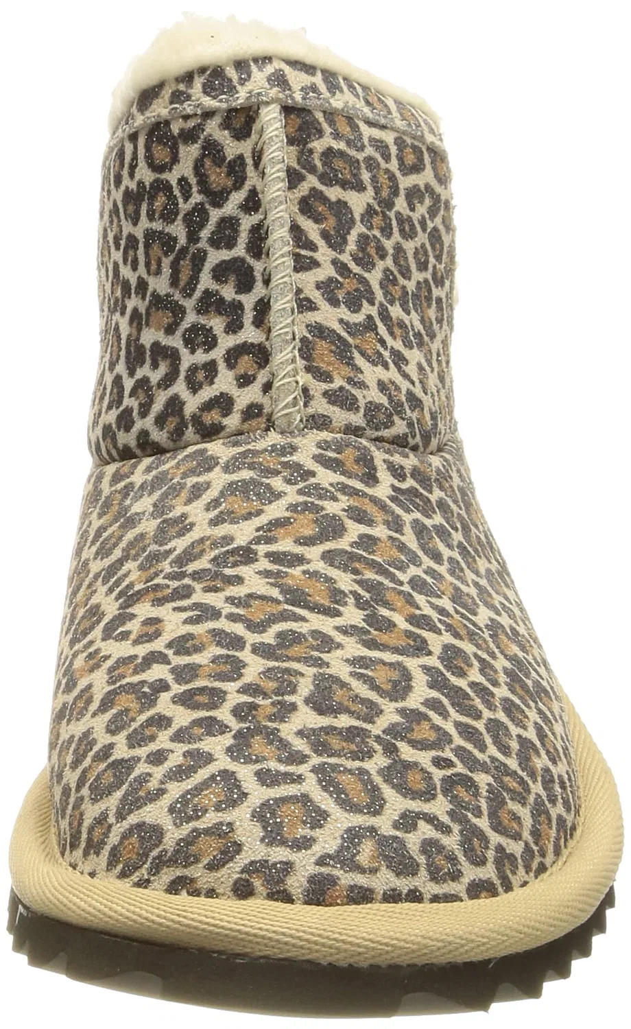 Детские мокасины для девочек с принтом H2688 HIP, Beige Panther — фото 2