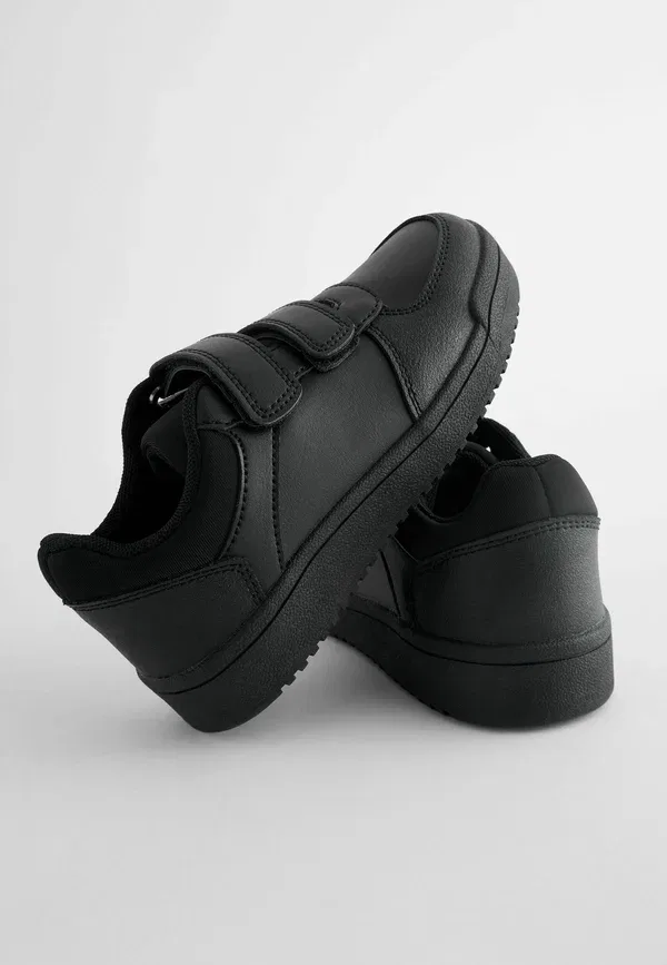 Туфли на широкую стопу с застежкой-липучкой Wide fit two strap shoes Next, черный — фото 3
