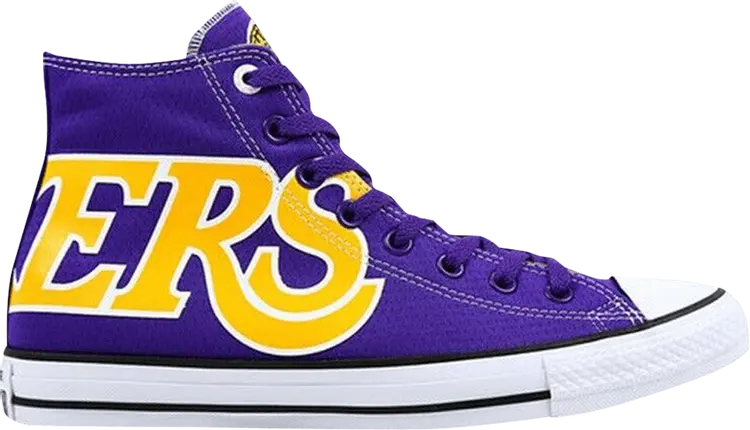 

Кроссовки Converse Chuck Taylor All Star SE High GS Los Angeles Lakers, фиолетовый, Фиолетовый;синий, Кроссовки Converse Chuck Taylor All Star SE High GS Los Angeles Lakers, фиолетовый