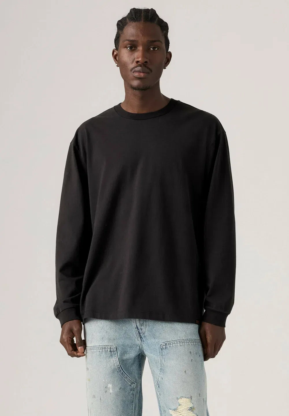 Футболка Ls workwear desert palm - толстовка Levi'S, Desert Palm - Blacks