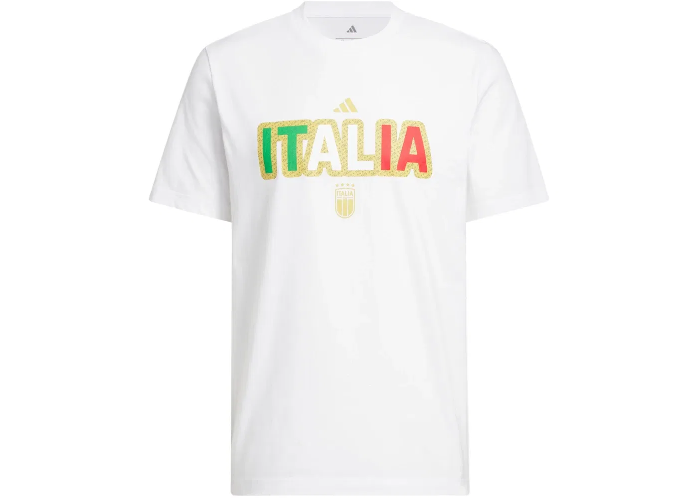 Мужская футболка с принтом Adidas FIFA World Cup 2026 Italy Home Graphic Tee, White