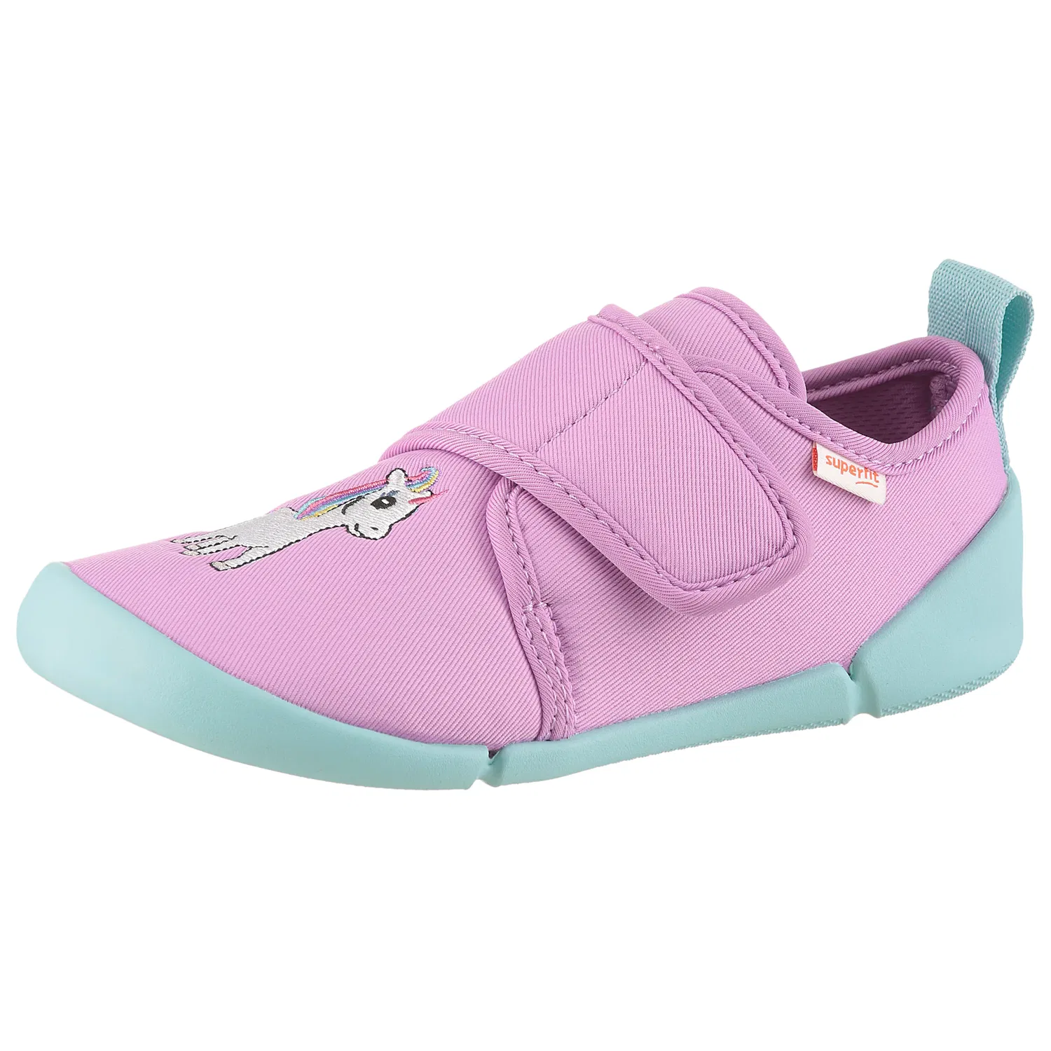 Детские домашние тапочки с вышивкой Superfit, Lilac Unicorn