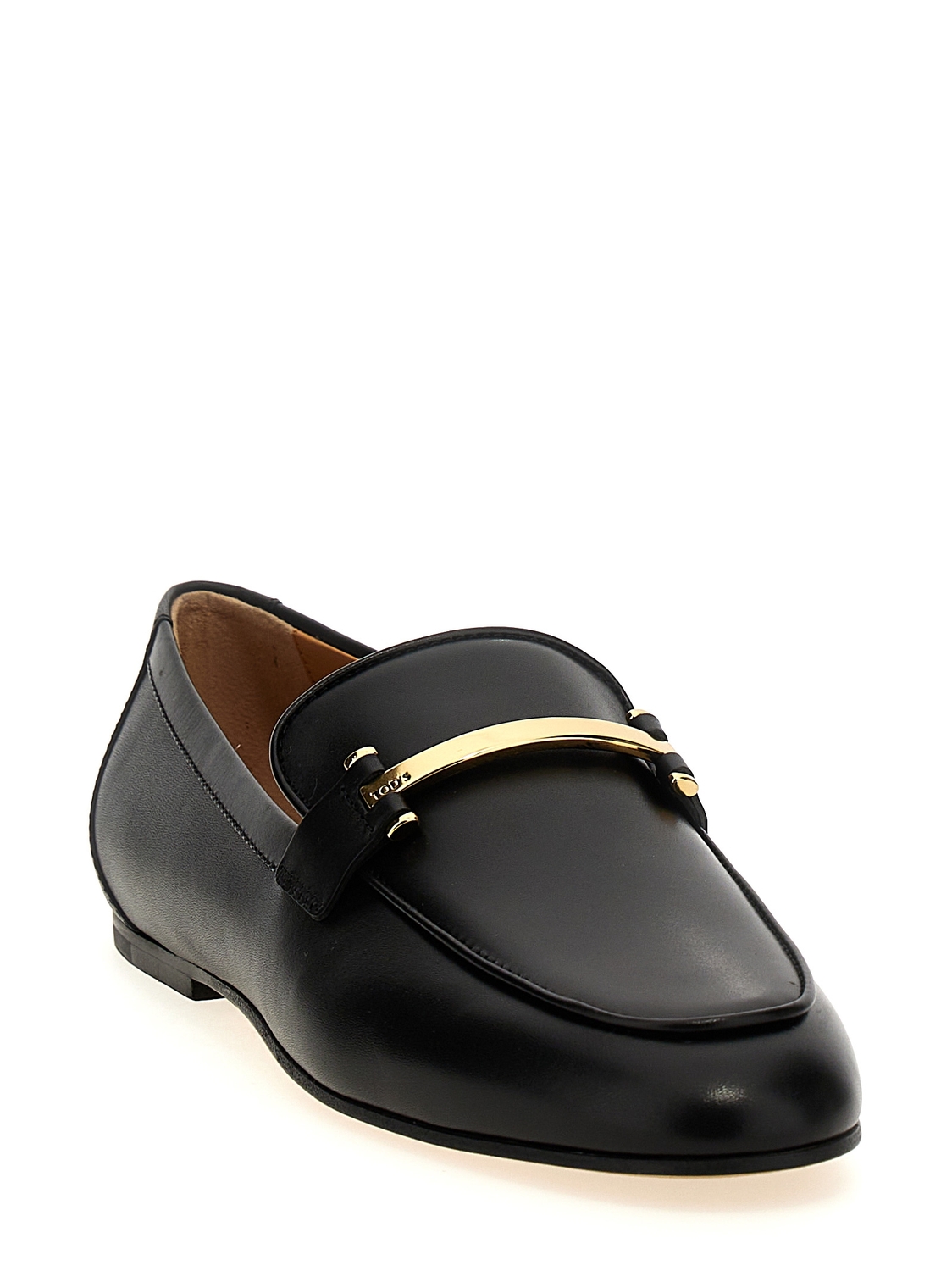 Лоферы с металлической пряжкой TOD'S, черный — фото 2