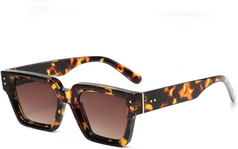 

Женские солнцезащитные очки в маленькой оправе с градиентным цветом, заклепками, зеркальным покрытием и защитой от УФ-излучения UV400 для занятий спортом на открытом воздухе, бега и езды на велосипеде LXLHWN, 08