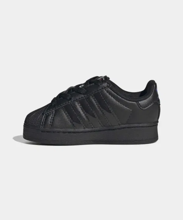 Кроссовки Superstar LED с подсветкой, EL Infant Adidas, черный — фото 2