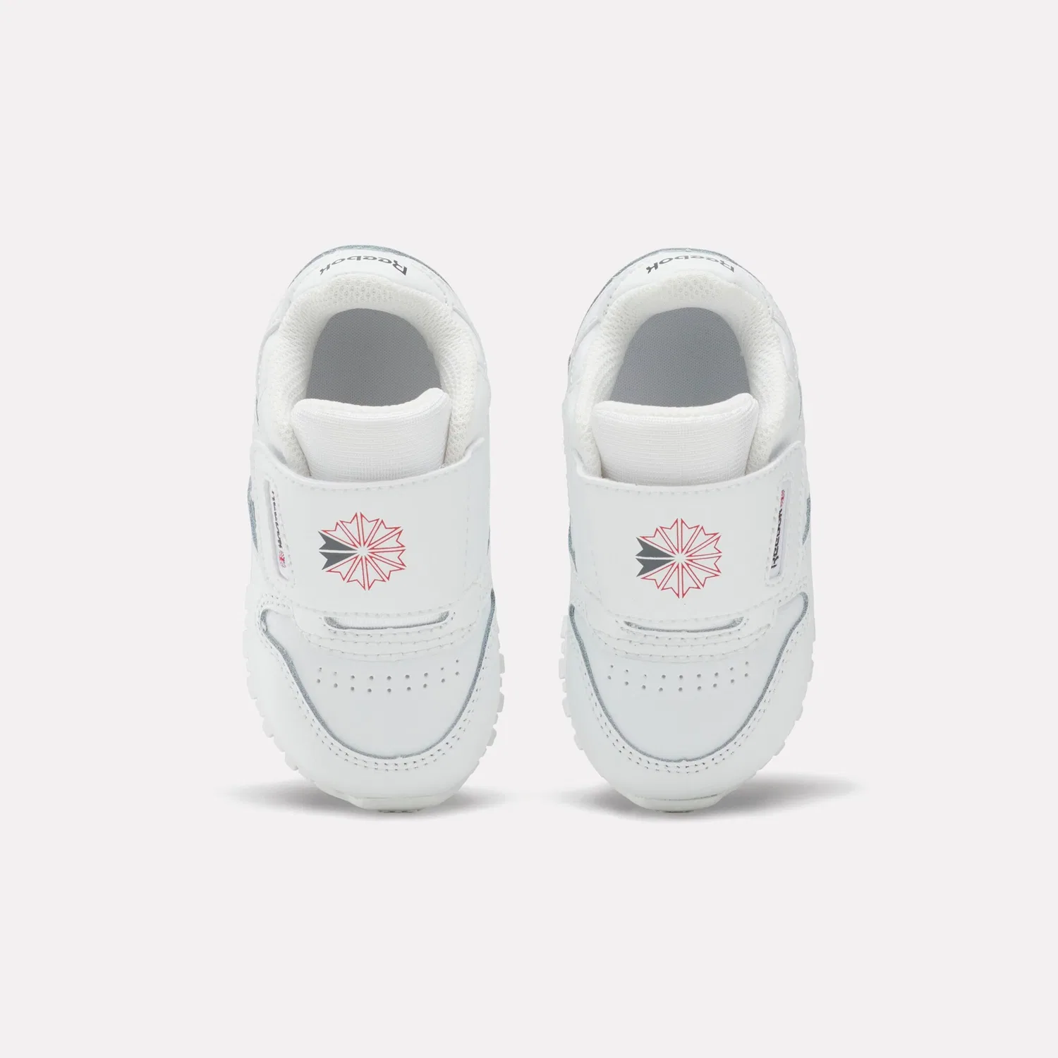 Детские кроссовки на шнуровке Classic Leather Reebok Classic, White/Grey — фото 3