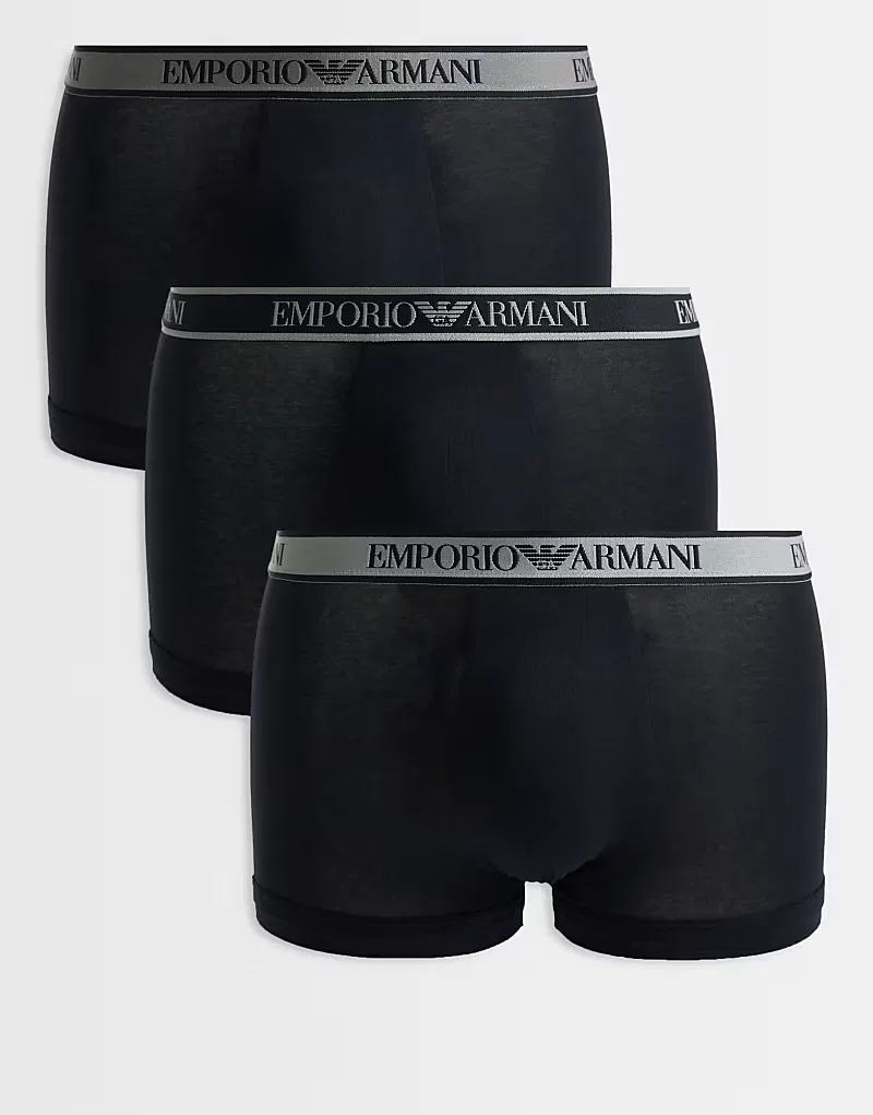 Трусы 3 шт Emporio Armani Bodywear, черный