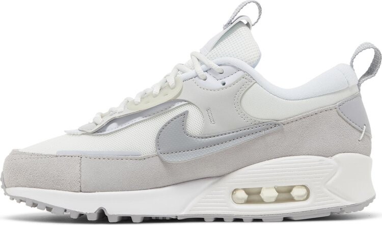 Кроссовки Nike Wmns Air Max 90 Futura 'White Pure Platinum', белый — фото 4