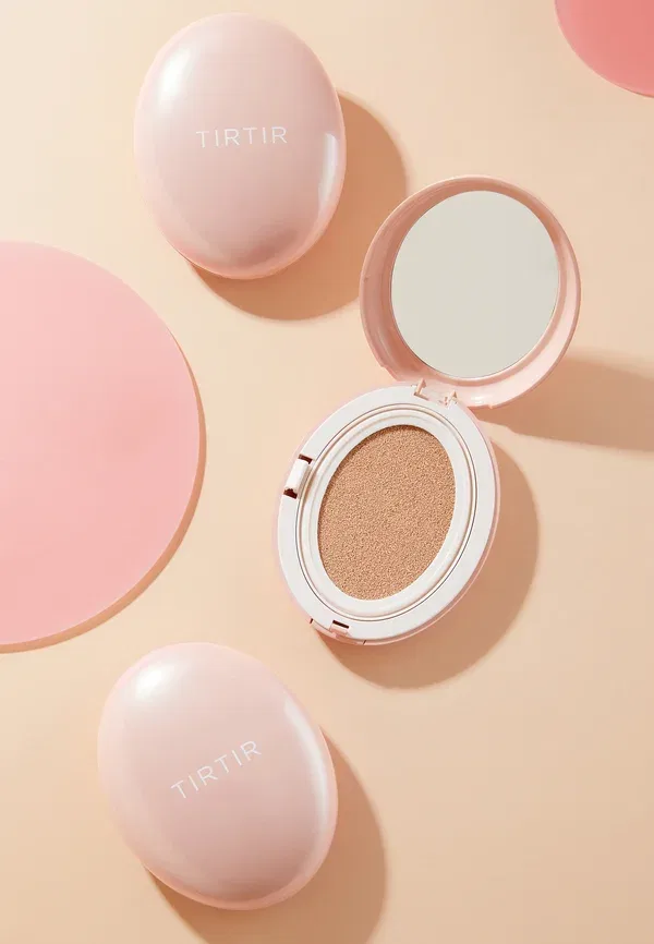 Тональное средство с покрытием Medium Mask fit all-cover cushion, Tirtir, Deep Cocoa 18 г, цвет 43n - deep cocoa — фото 4