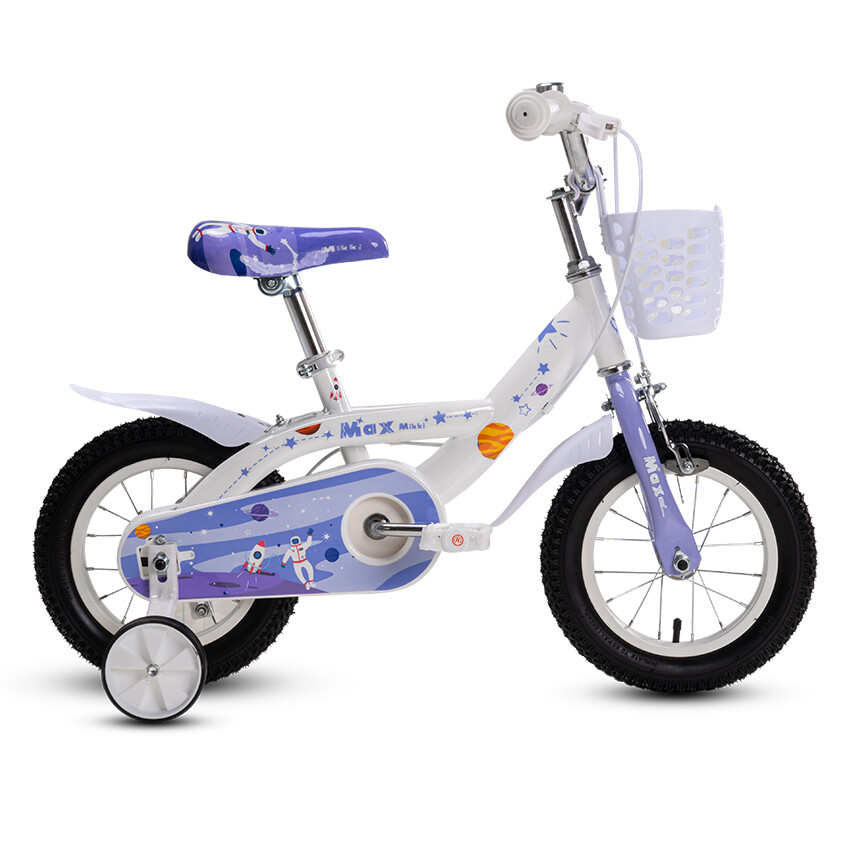 

Велосипед детский MAX BIKE Mikki 12", белый/сиреневый