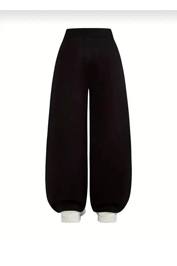 Детские спортивные штаны для девочек с принтом Kuromi Printed Kids, Black — фото 2
