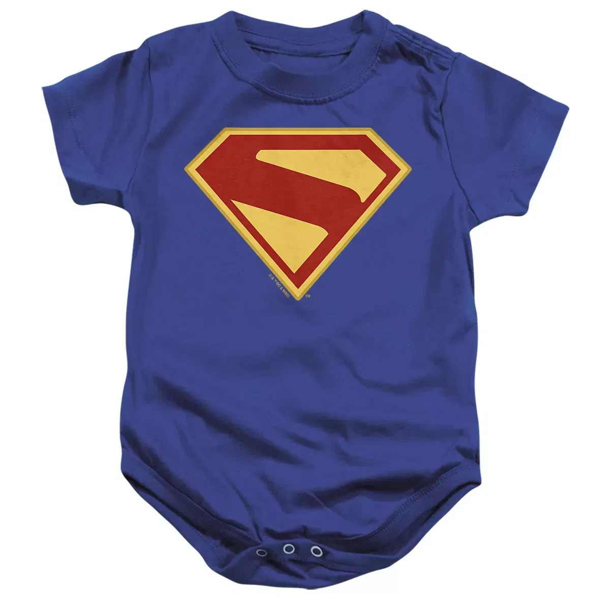 Детское боди с коротким рукавом Superman 2025 Logo, Superman, Royal
