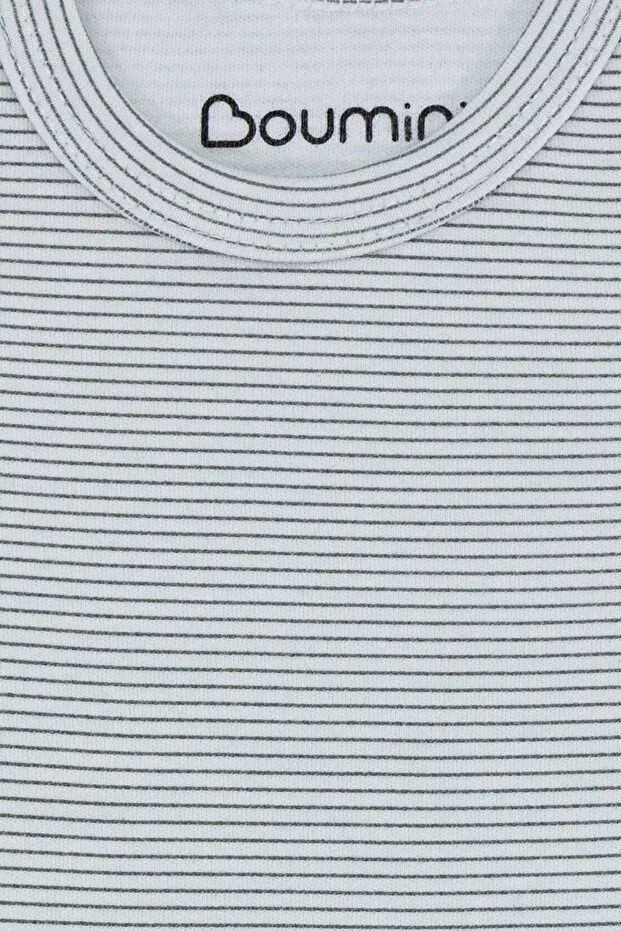 Детское боди для новорожденных хлопковое Boumini, Gray — фото 3