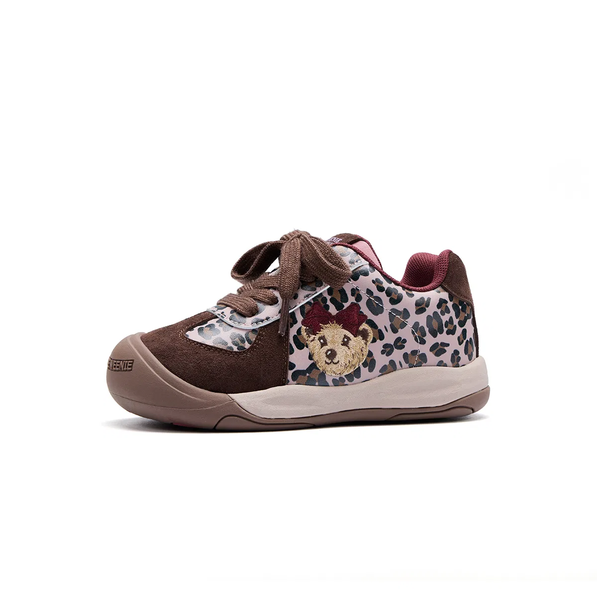 Детские повседневные кроссовки из микрофибры Teenie Weenie, Dark Brown — фото 3
