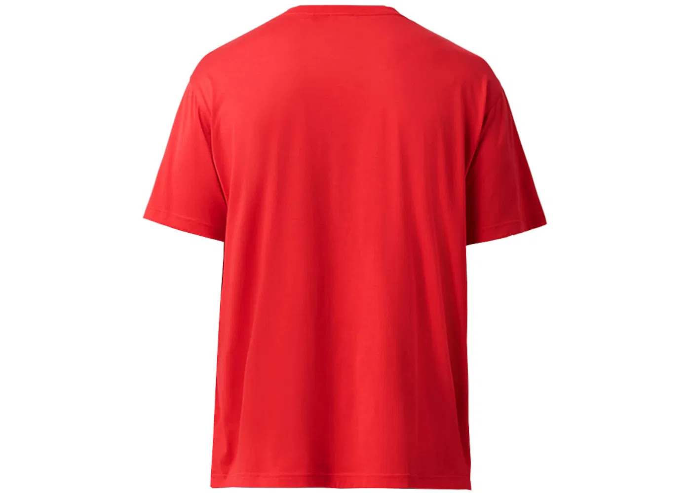 Мужская футболка с принтом Burberry Oak Leaf Crest Oversized T-Shirt Burberry, Bright Red — фото 2