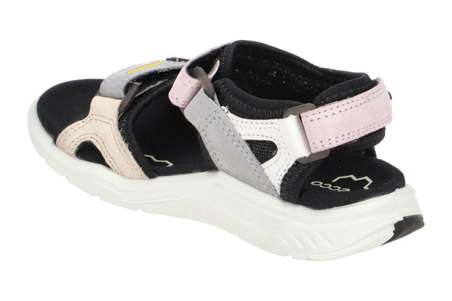 Детские сандалии для девочек с закрытым носком X-TRINSIC Ecco, Multicolor Blossom Rosa — фото 4