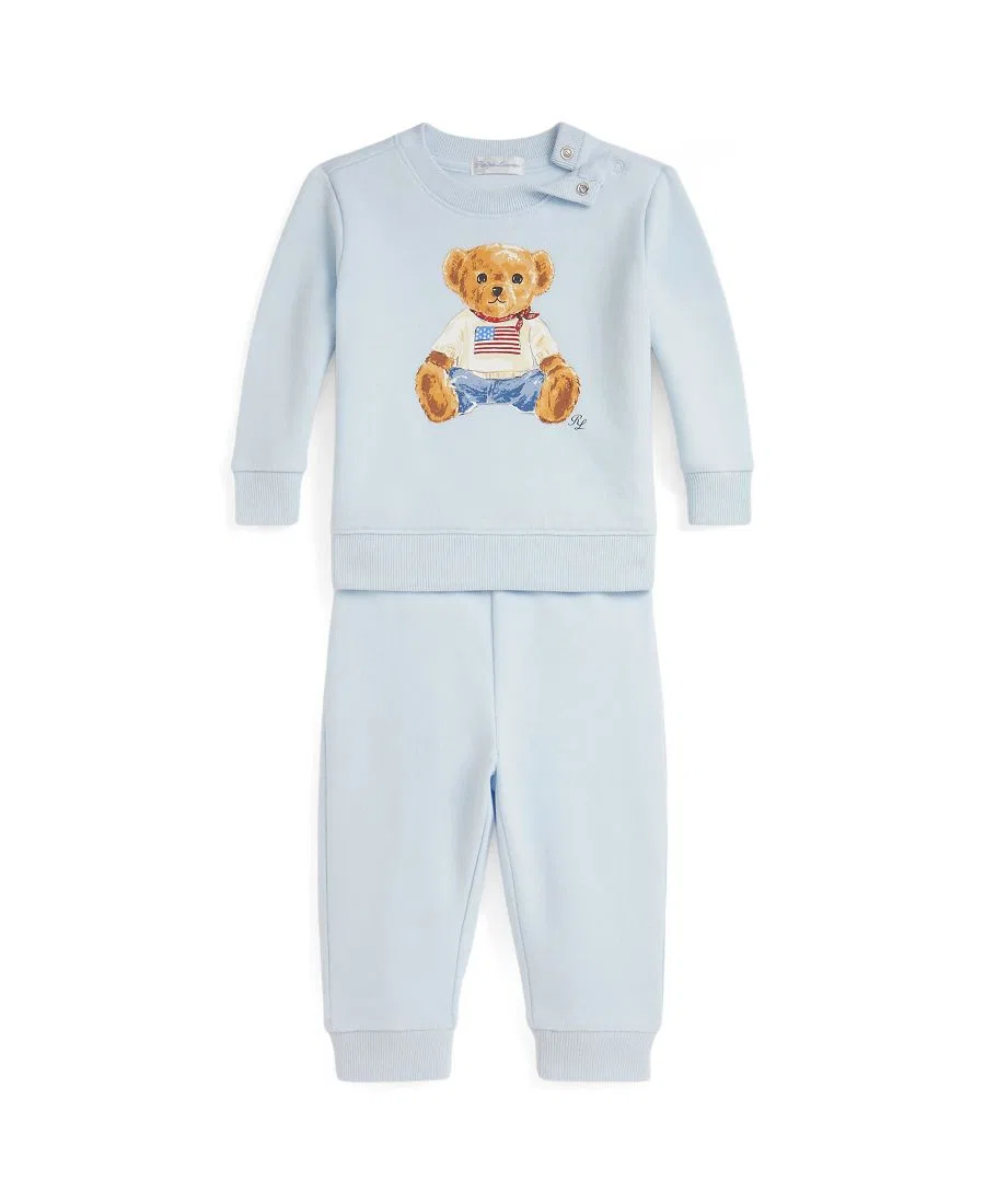 Комплект из свитшота и брюк с Polo Bear из флиса Polo Ralph Lauren, Navy Blue