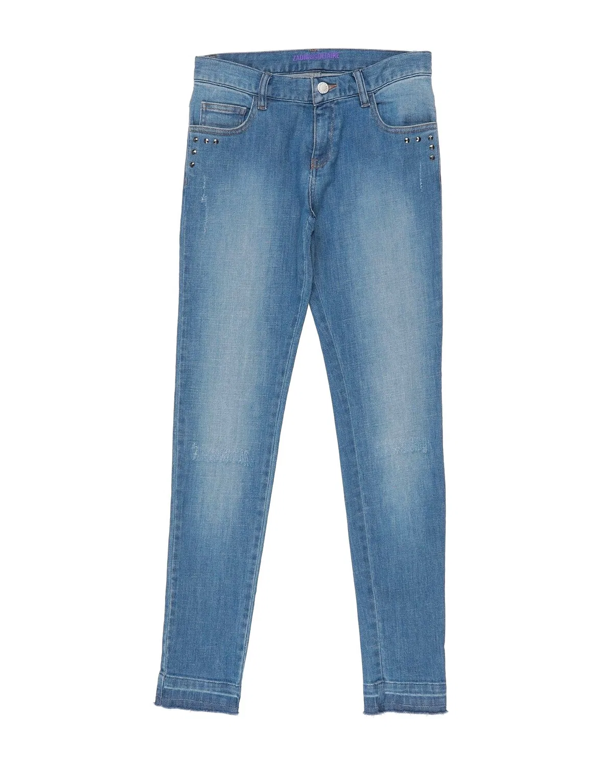 Детские джинсы для девочек скинни Zadig&Voltaire, синий