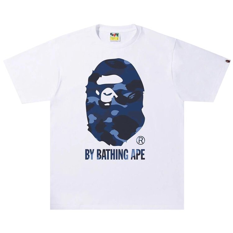 

Футболка BAPE Color Camo A By Bathing Ape Tee 'White/Navy', белый