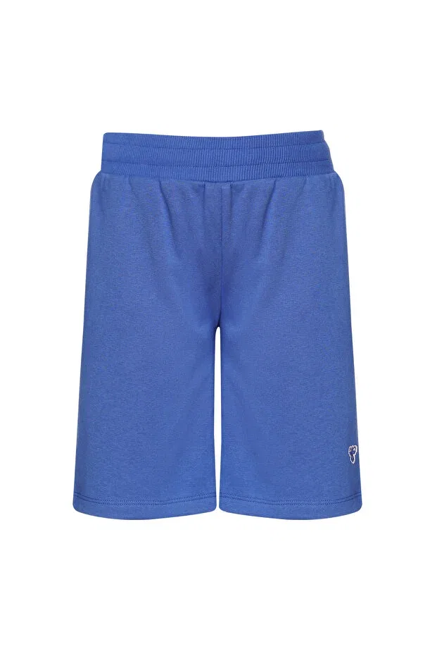 Детские шорты для девочек хлопковые Hummel, Blue — фото 2