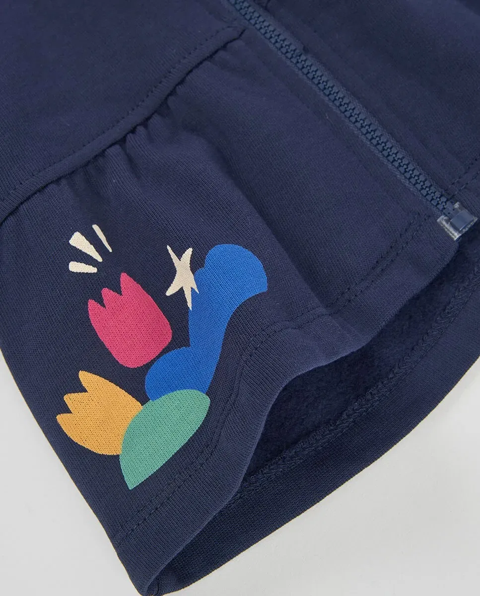 Детская куртка из флиса для девочек с капюшоном Cool Girl Boboli, Multicolor — фото 4