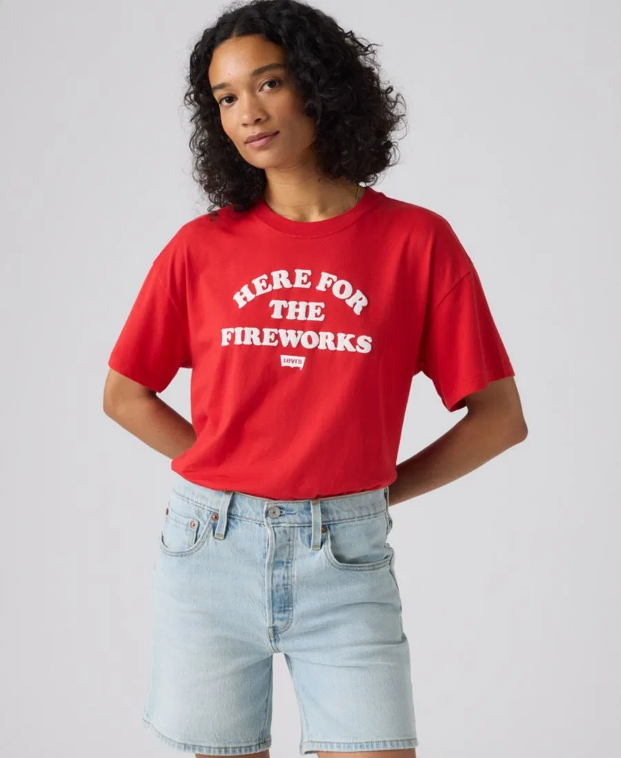 Футболка с графическим принтом Americana Levi's, Red