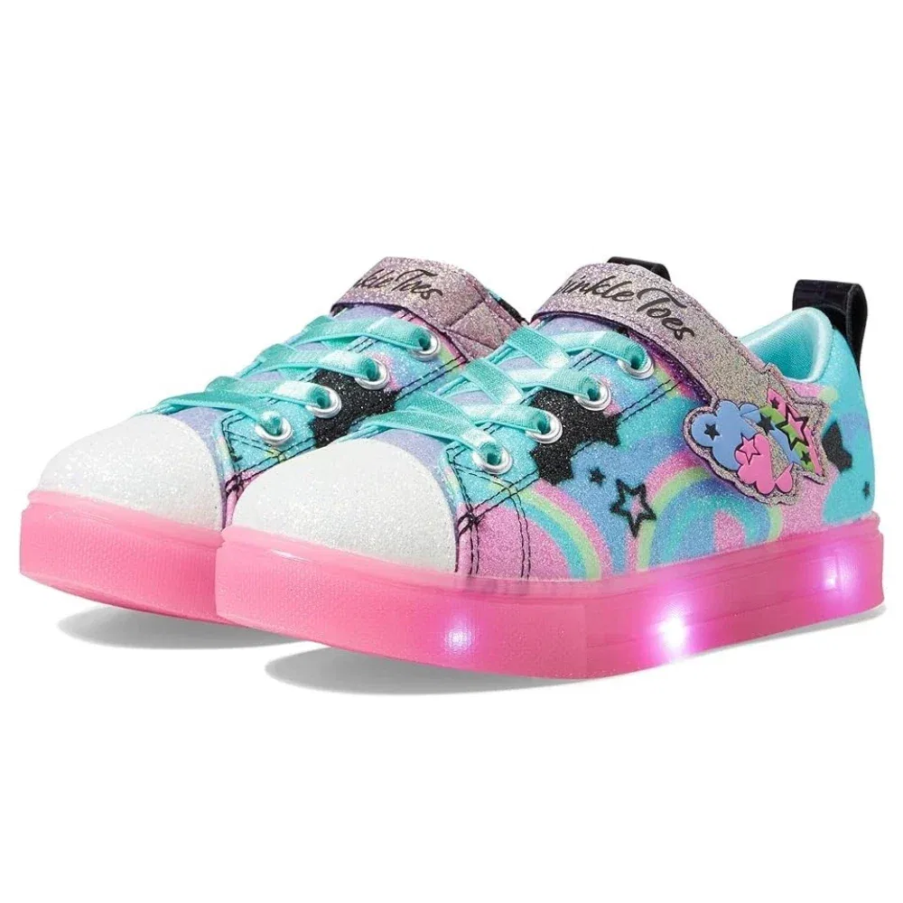 Детские кроссовки Skechers Twinkle Sparks Ice 2.0 - Shimmering Sky, мультиколор