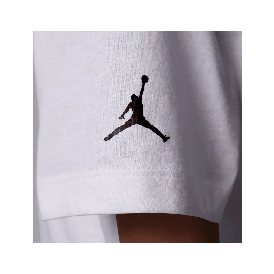 Детская футболка с длинным рукавом Jordan Jdg Crafted Utility Jordan SS Nike, Белый — фото 3