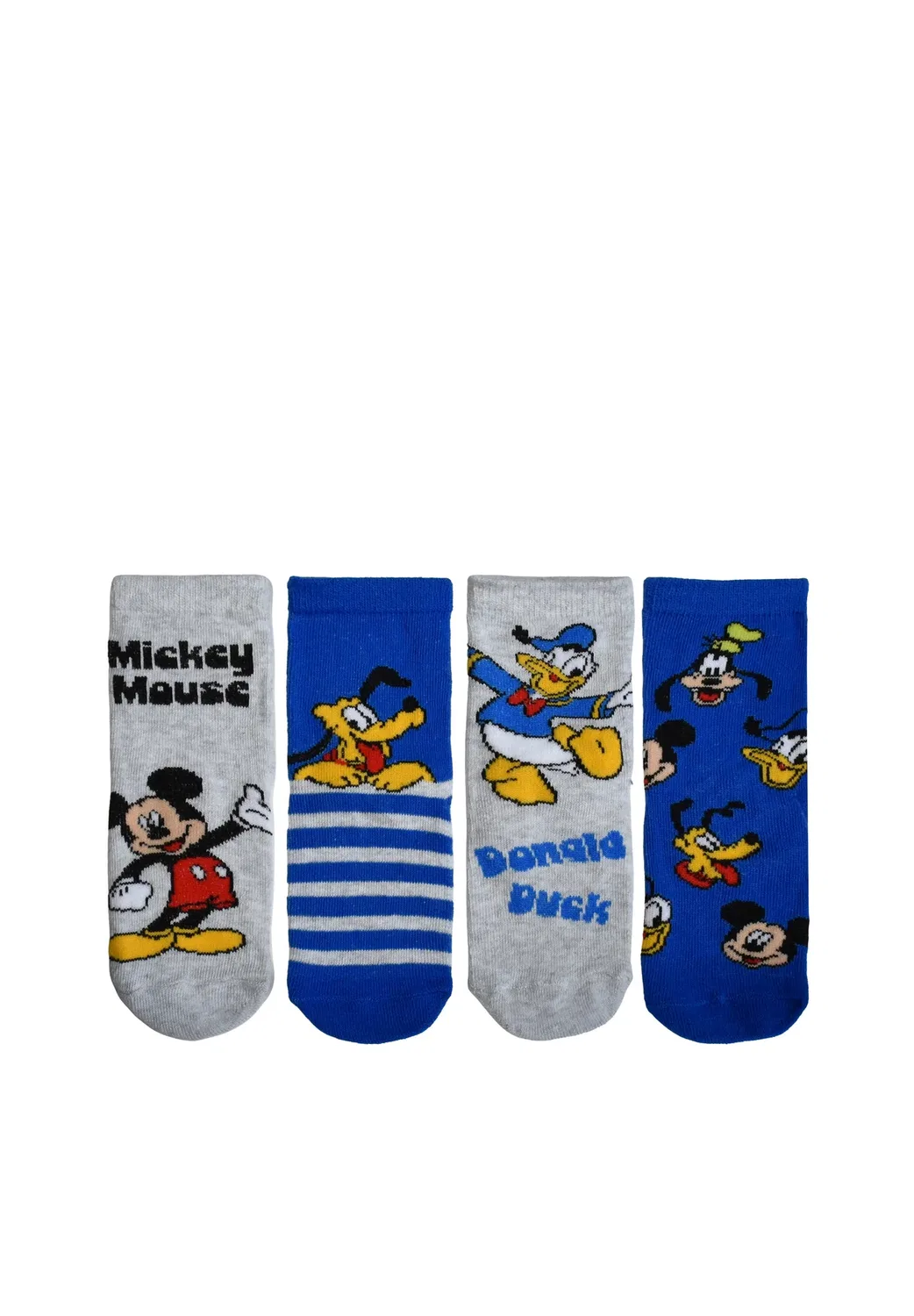 4Er pack mickey mouse, donald duck pluto socken sneakersocken söckchen - socks Disney, Mehrfarbig — фото 4