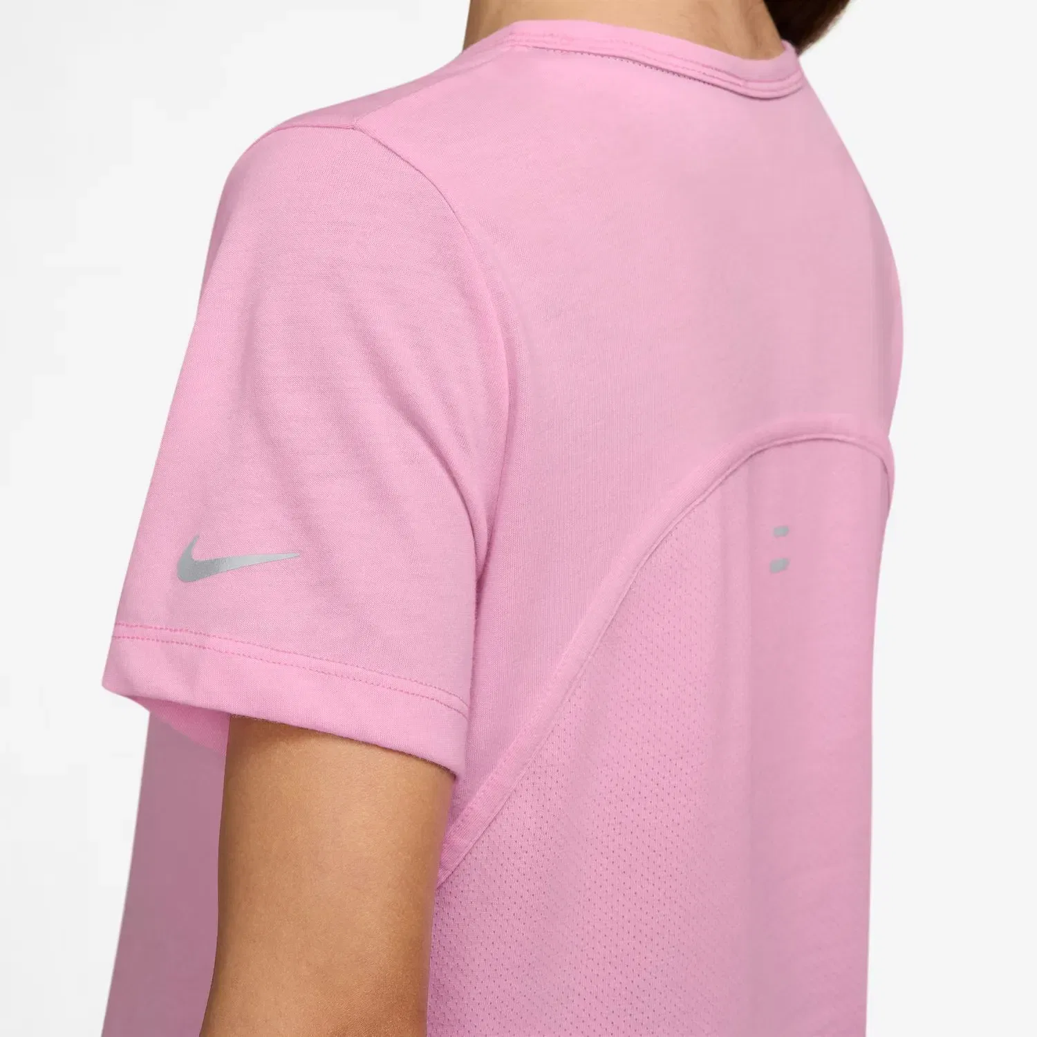 Детская футболка для девочек с принтом Nike Dri-FIT Tempo SS Top Nike, Красный — фото 3