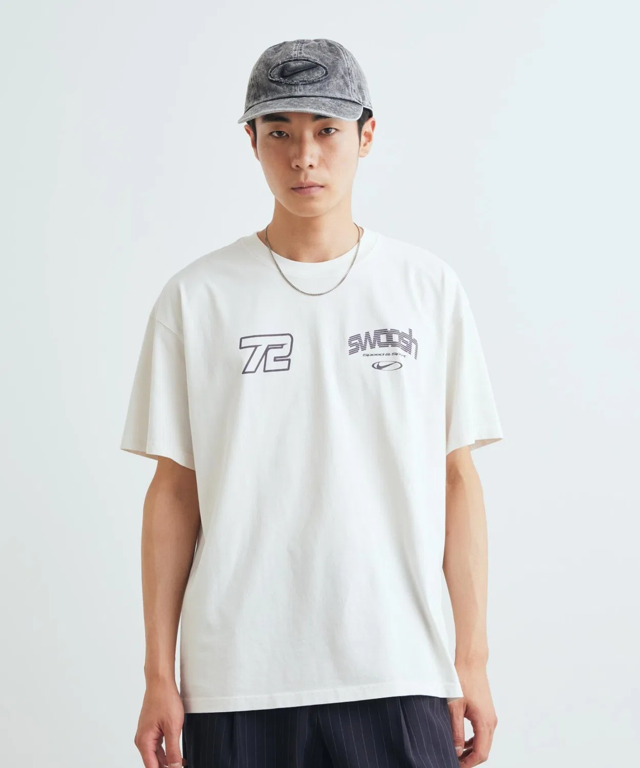 Мужская футболка хлопковая Nike Sportswear, Phantom, Крем — фото 3