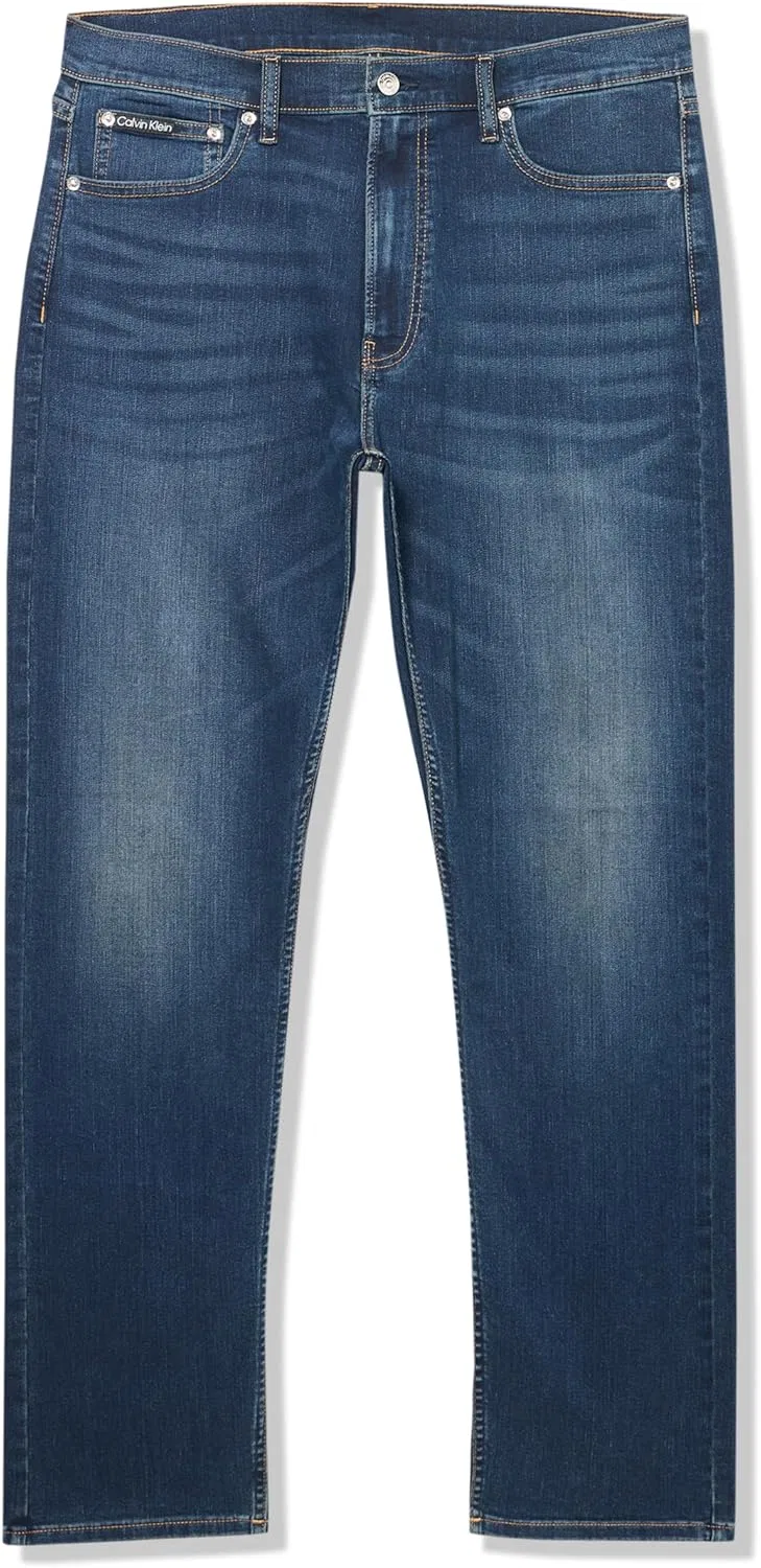 Джинсы прямые высокие Calvin Klein Avedon Dark 2
