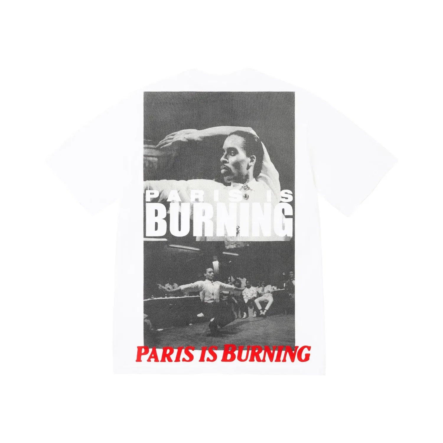 Футболка Supreme Paris Is Burning, белый — фото 2