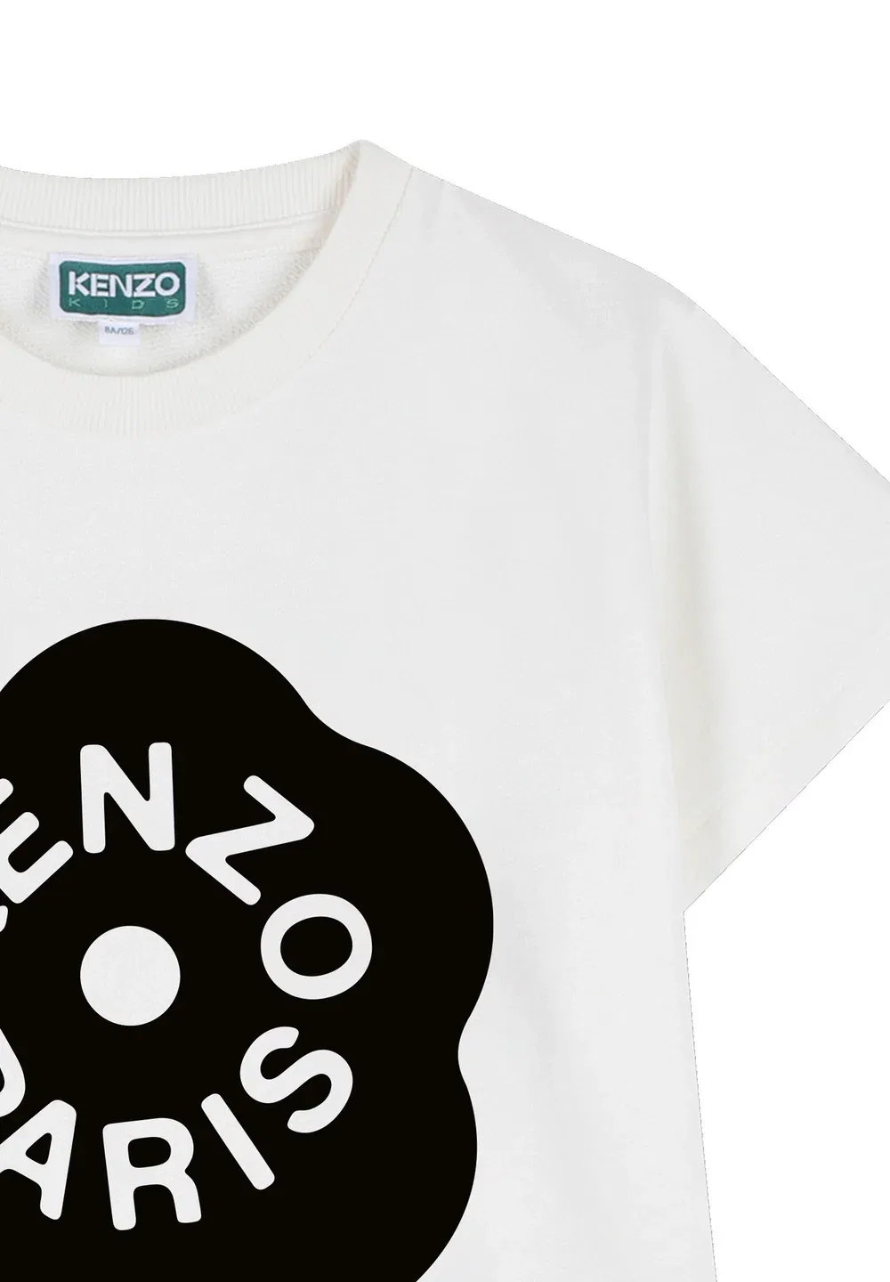 Vliezenjurk - дневное платье Kenzo Kids, Offwhite — фото 3