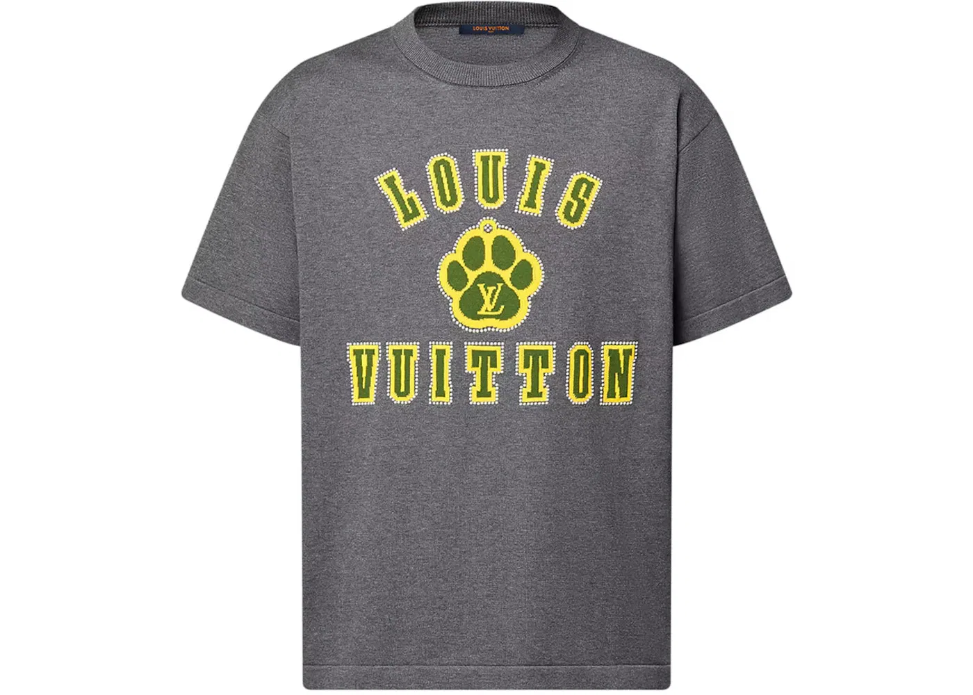Мужской свитшот с коротким рукавом Crewneck Louis Vuitton, Gargoyle