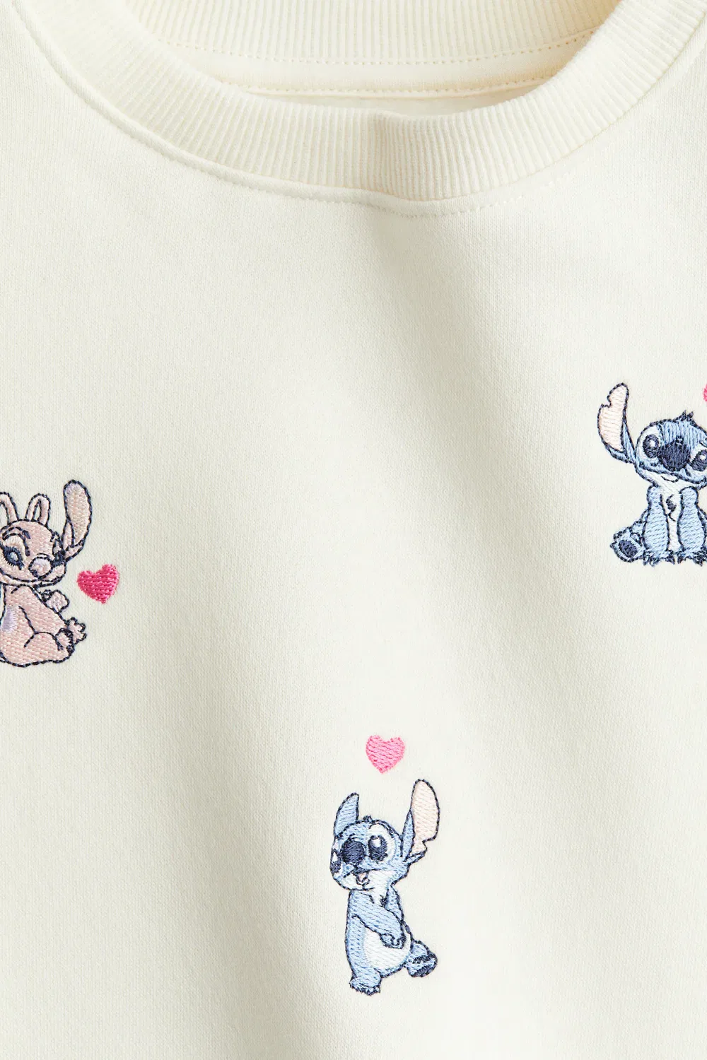 Толстовка с рисунком H&M, Cremefarben/Lilo & Stitch — фото 2