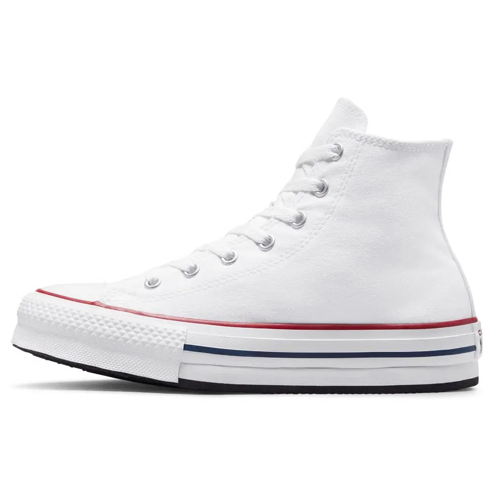 Детские высокие кеды Chuck Taylor All Star Lift Converse, Optic White — фото 3