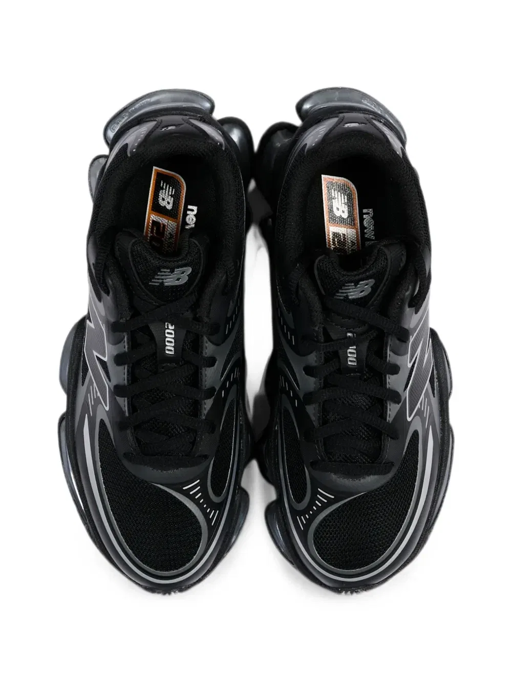 Кроссовки 2000 Lace с нашивкой в виде логотипа New Balance Kids, черный — фото 4