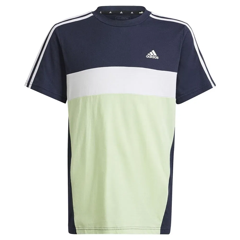 Футболка короткий рукав Tiberio 3 Stripes Adidas, зеленый