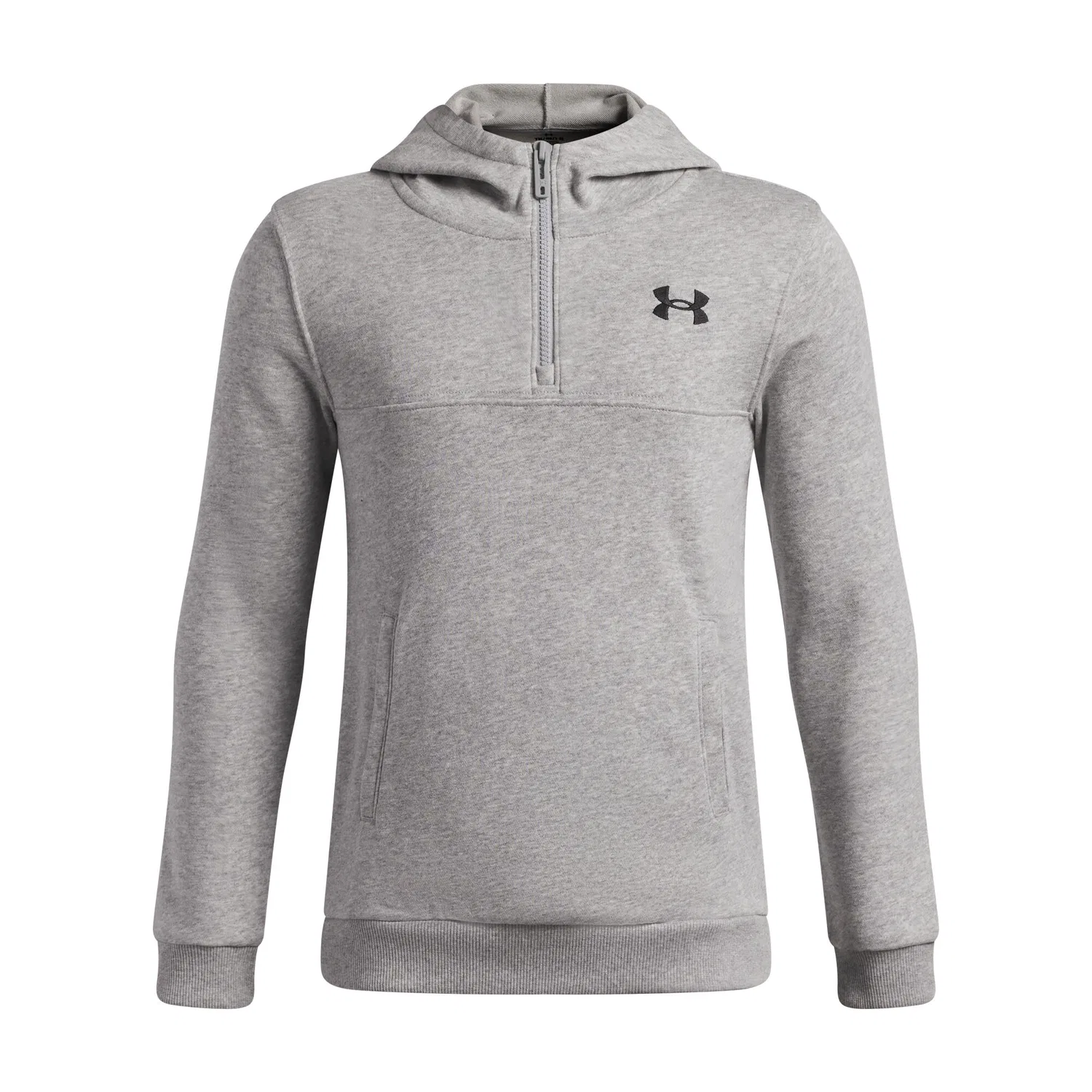 Детское легкое худи с ¼-застежкой Under Armour Rival, Grau