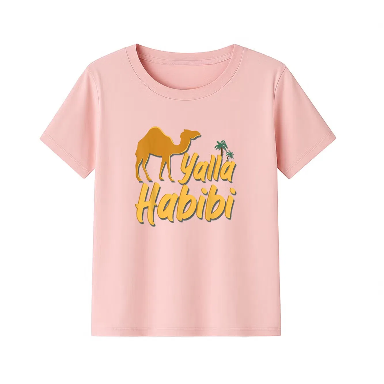 Футболка с принтом Yalla Habibi Camel Graphic Yoo Street, розовый