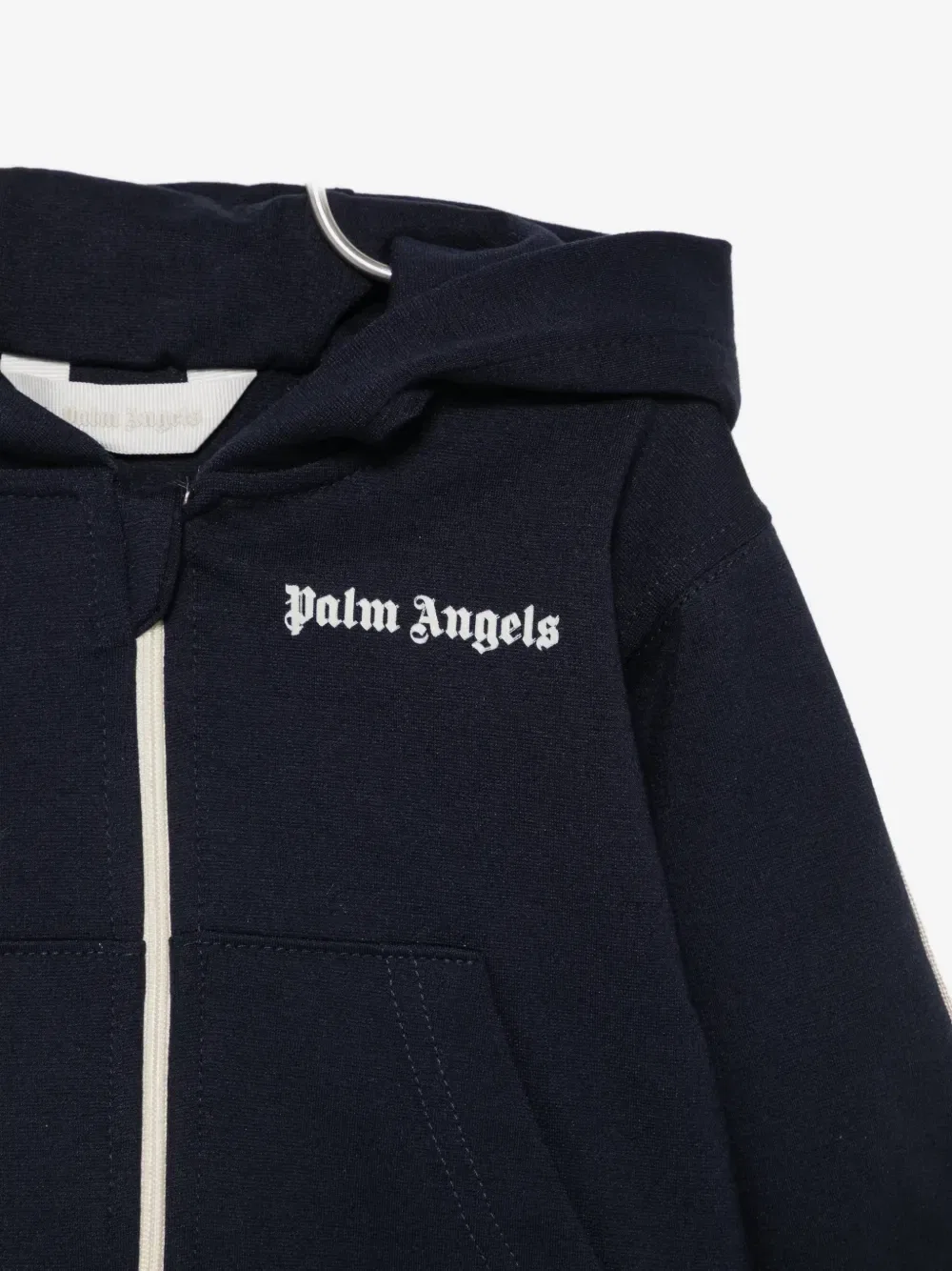 Спортивный костюм с логотипом на лампасах Palm Angels Kids, синий — фото 3