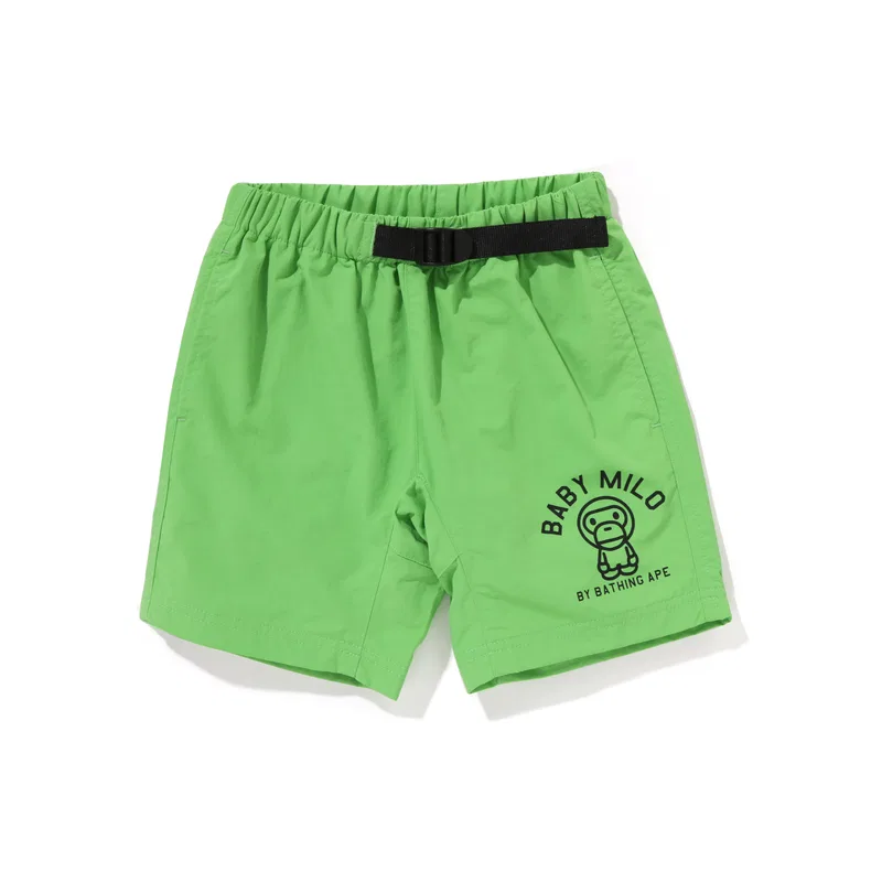 Детские шорты для мальчиков с принтом A BATHING APE, Green Grx