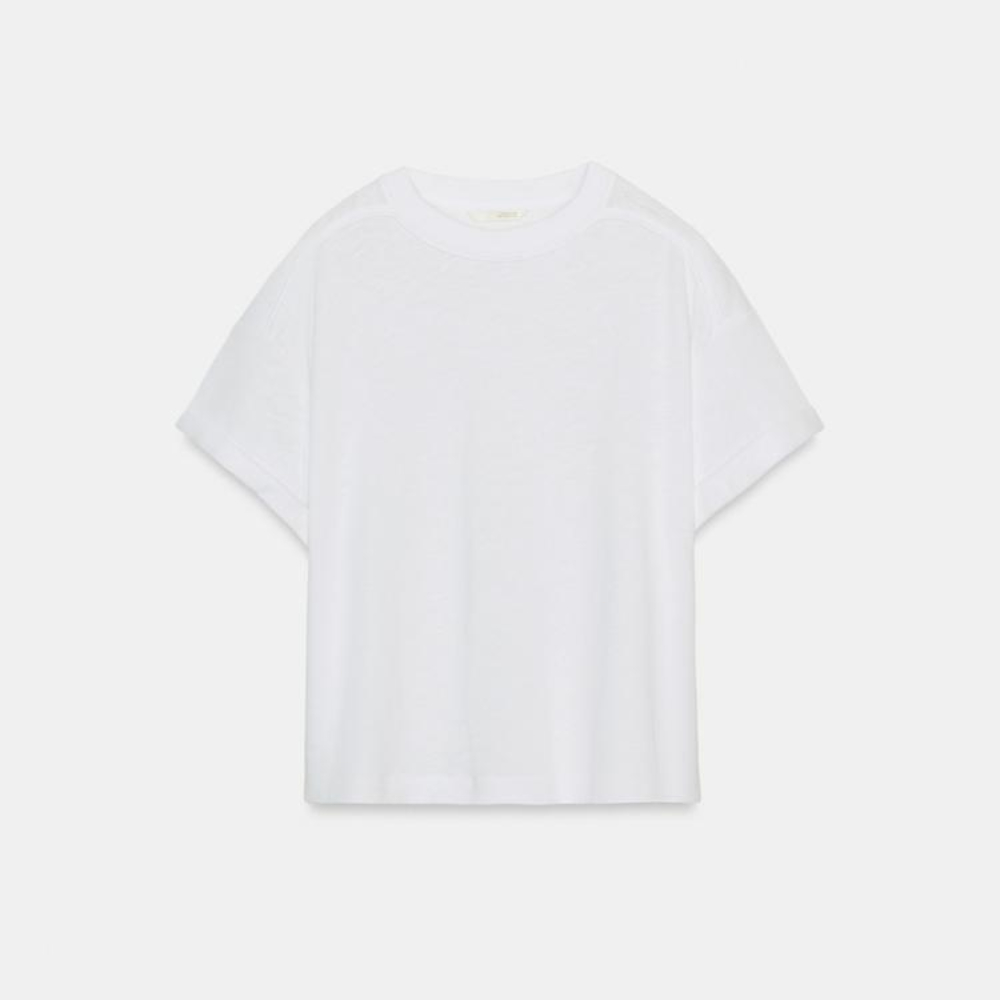 

Футболка Zara Cotton Short Sleeve, белый