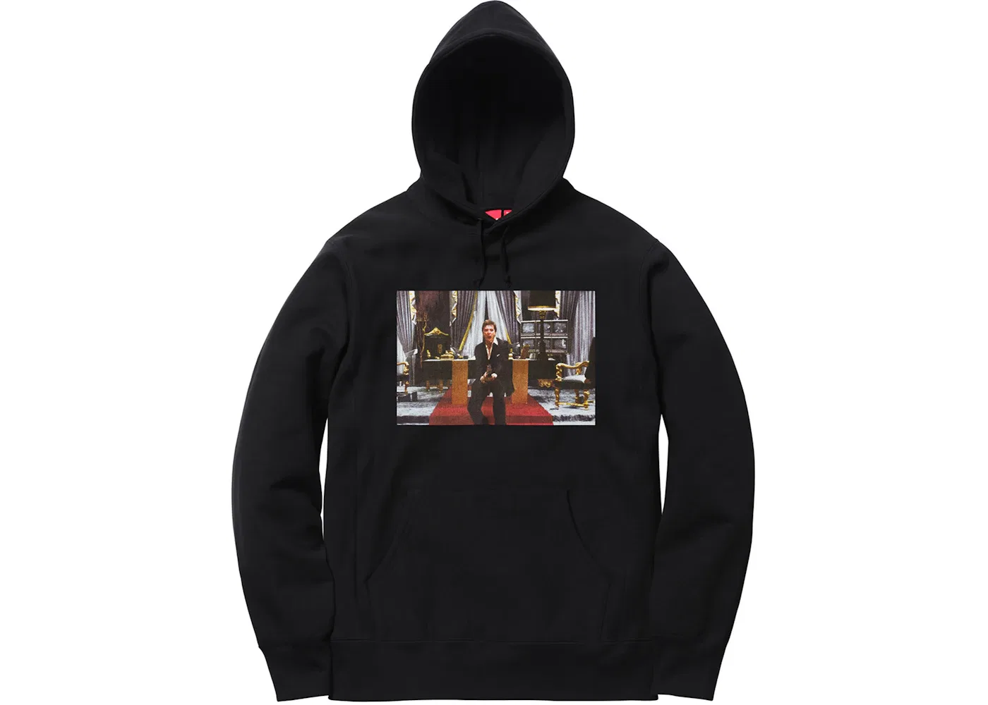 Мужская худи с принтом Scarface Friend Supreme, Black