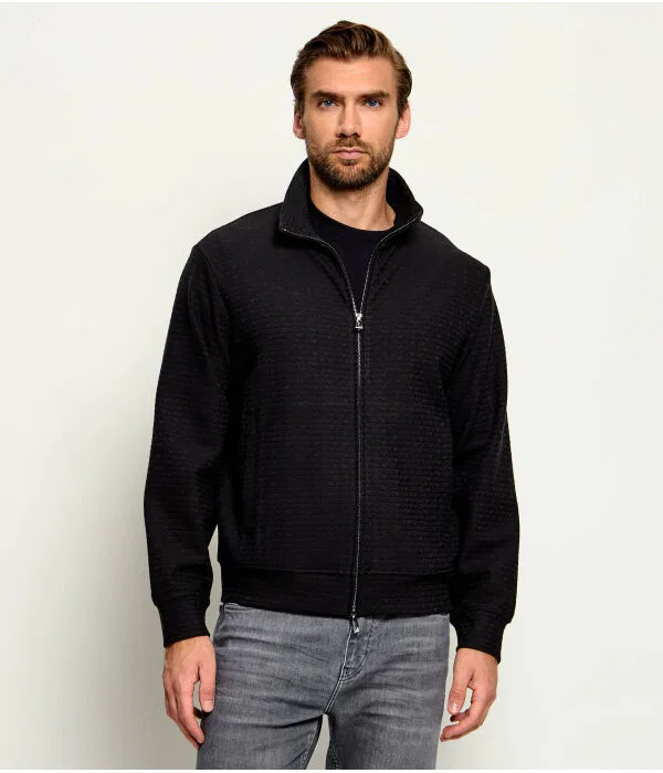 Мужская олимпийка с длинным рукавом Emporio Armani, черный